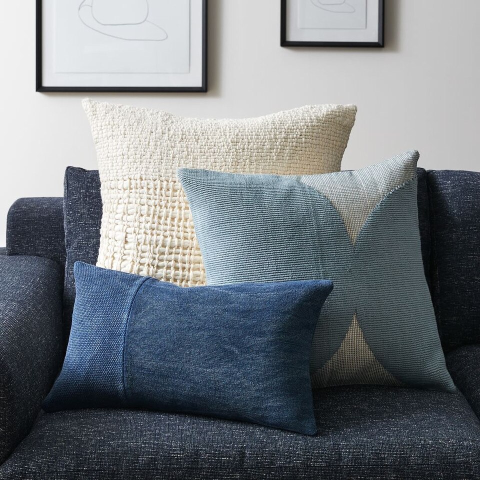 Cotton Canvas Cushion Covers West Elm UK